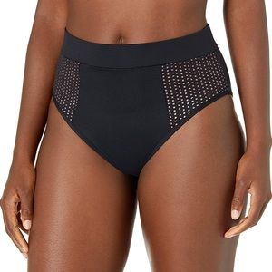 ONDADEMAR Women's Moonless Black Medium Coverage Bikini Bottom XS